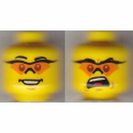 Lego hlava, žlutá (4642504, 4626858)